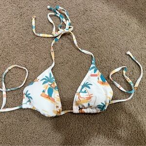 ROXY triangle bikini top